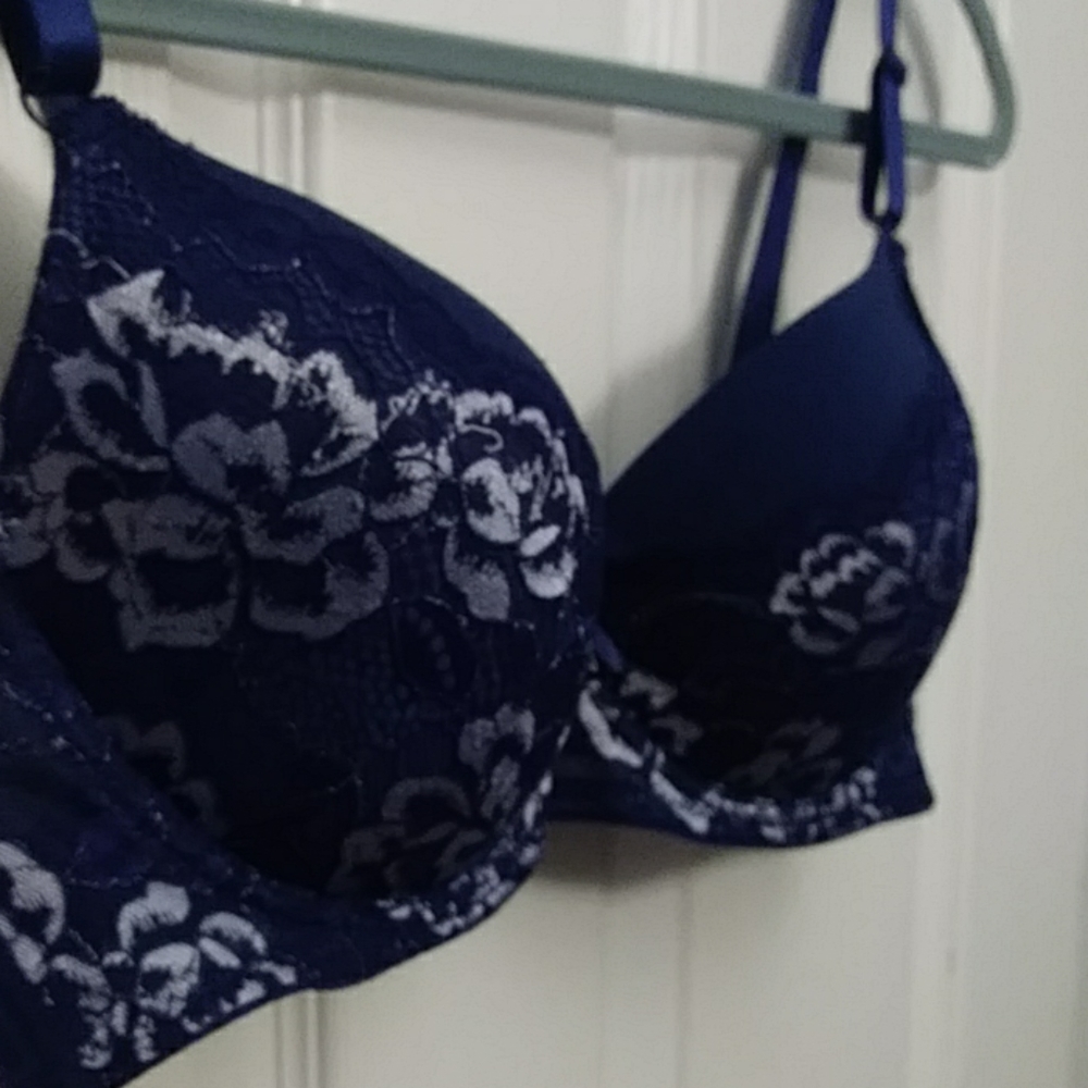 Navy Blue Lace 40 C Sofra Bra
